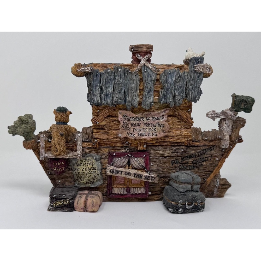Boyds Bears & Friends Resin 1999 S.S NOAH. THE ARK 2450 Series 1 Bearstone